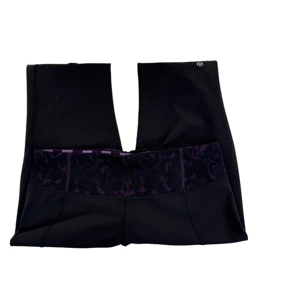 Lululemon Gather & Crow Crop Beautiful Baroque Deep - Picture 10 of 15